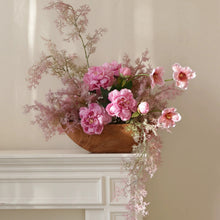 將圖片載入圖庫檢視器 VICKY YAO - Pink Peony Artificial Flower Arrangement | Romantic Faux Floral Centerpiece | Luxury Table Decor