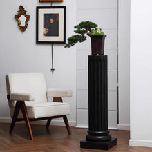 Laden Sie das Bild in den Galerie-Viewer, VICKY YAO - Luxury Realistic Artificial Bonsai Pine Tree with Moss &amp; Rock | Faux Plant in Planter | Japanese Zen Home Decoration 48x31x42cmH