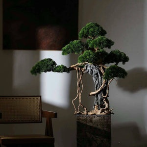 VICKY YAO Fine Bonsai - Exclusive Design Realistic Vine Bonsai Art Tree  96x45x88cmH