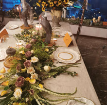 画像をギャラリービューアに読み込む, VICKY YAO-  Floral Arrangement Easy to Attach Banister Garland for Staircase&amp;Wedding Table Décor Ready-to-Use Artificial Flower Art