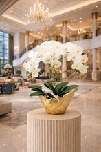 Laden Sie das Bild in den Galerie-Viewer, VICKY YAO - Exclusive Design Real Touch Luxury Handmade Faux Orchid Arrangement High-End Home Decor | Premium Real Touch Floral Art