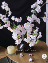 Load image into Gallery viewer, VICKY YAO-Set of includes 4 ultra-realistic faux cherry blossom stems home decor floral arrangements.Decorative branches without vase