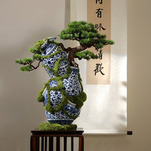 Load image into Gallery viewer, VICKY YAO Art Aesthetic - New Arrival Chinese Broken Ceramic Preserved Moss Artworks