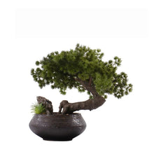 Load image into Gallery viewer, VICKY YAO - Artificial Bonsai Tree Desk Decor, Japanese Style Bonsai, Office Table Decoration, Zen Desktop Ornament, Luxury Workspace Decor