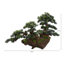 Load image into Gallery viewer, VICKY YAO Fine Bonsai - Exclusively Designed Unique Handcrafted Century-Old Driftwood Realistic Bonsai Art Sculpture L130xH85cm