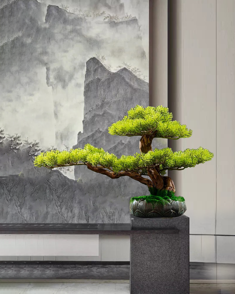 VICKY YAO - New Arrival Artificial Bonsai Arrangement 53x19x33cm