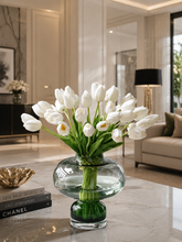 Load image into Gallery viewer, VICKY YAO Faux Floral - Real Touch Artificial Elegant Tulip Flower Arrangement