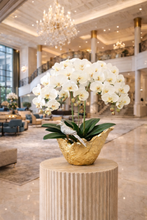 Laden Sie das Bild in den Galerie-Viewer, VICKY YAO - Exclusive Design Real Touch Luxury Handmade Faux Orchid Arrangement High-End Home Decor | Premium Real Touch Floral Art