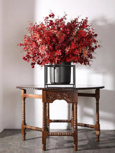 將圖片載入圖庫檢視器 VICKY YAO Faux Floral - Luxury Exclusive Design Handmade Mansion IFIRE Red Faux Floral Art