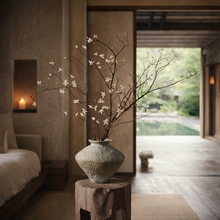 Laden Sie das Bild in den Galerie-Viewer, VICKY YAO -  Handmade Japanese studio art pottery Vase textured grey Ceramic Vase – Rough Potter Without flowers Wabi Sabi Vase