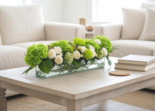 Load image into Gallery viewer, VICKY YAO - Luxury Long Table Floral Centerpiece | Artificial Flower Arrangement | Statement Floral Art | Elegant Dining Table Decor 16”