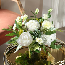 Load image into Gallery viewer, VICKY YAO Faux Floral - Exclusive Design Elegant Nature Artificial White Peony Flower Arrangement