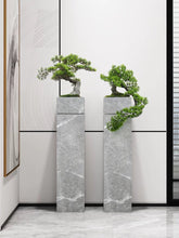 Load image into Gallery viewer, VICKY YAO Faux Bonsai - Exclusive Design Luxury Handmade Marble Stand Faux Bonsai Art Work