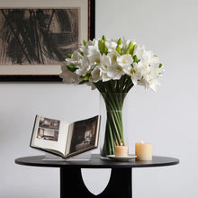 画像をギャラリービューアに読み込む, VICKY YAO Design - Elegant French Floral Arrangement Timeless Elegant Home Decor Romantic Real Touch White Amaryllis Classic Centerpiece