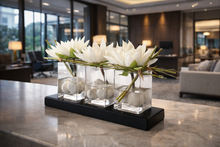 Load image into Gallery viewer, VICKY YAO Design Aesthetic - Exclusive Design Artificial Lotus/Water Lily Flower Arrangement