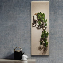 將圖片載入圖庫檢視器 VICKY YAO Wall Art - Elegant New Chinese Oriental Aesthetics Faux Bonsai Wall Art