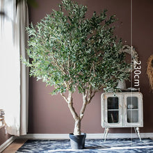 画像をギャラリービューアに読み込む, VICKY YAO- VICKY YAO- Realistic Faux Olive Tree Artificial Olive Tree / Outdoor Indoor Waterproof and UV-resistant 2.3cm H