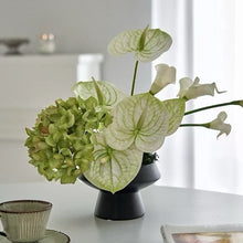 將圖片載入圖庫檢視器 VICKY YAO Faux Floral – Natural Touch Modern Artificial Arrangement with Anthurium, Calla Lily &amp; Hydrangea | Elegant Green Decor for Home &amp; Office