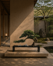 Load image into Gallery viewer, VICKY YAO-Artificial Bonsai Tree Japanese Style Bonsai Faux Pine Tree Zen Garden Decor Home Decor Indoor Sculpture Plant L60xW25xH50