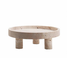 Load image into Gallery viewer, VICKY YAO - Natural Roman Travertine Bowl with Preserved Moss Wabi-Sabi Aesthetic Home Decor | Handmade Zen Art