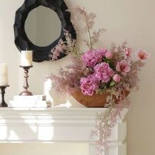 將圖片載入圖庫檢視器 VICKY YAO - Pink Peony Artificial Flower Arrangement | Romantic Faux Floral Centerpiece | Luxury Table Decor