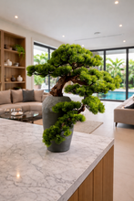 Laden Sie das Bild in den Galerie-Viewer, VICKY YAO Design Aesthetic - Exclusive Design Handmade Natural Artificial Bonsai Arrangement 58cm H Gift For Him