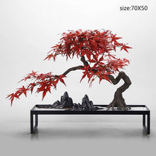 Laden Sie das Bild in den Galerie-Viewer, VICKY YAO - Artificial Japanese Maple Bonsai Tree Red Maple Decorative Sculpture for Modern Interior Design