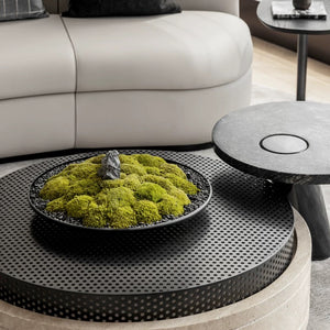 VICKY YAO Design Aesthetic - Preserved Moss World – Customizable Natural Home Décor Installation Art 30x30x20cm