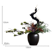 画像をギャラリービューアに読み込む, VICKY YAO - Handcrafted Realistic Bonsai Sculpture with Natural Wood W135xD45xH125