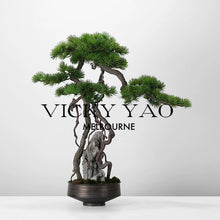 將圖片載入圖庫檢視器 VICKY YAO Fine Bonsai - Exclusively Designed Realistic Bonsai Stone – Handcrafted Artistic Creation 56 x 60cmH