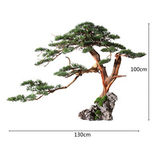 Load image into Gallery viewer, VICKY YAO Bonsai Project - Realistic Juniper Bonsai for New Chinese &amp; Japanese Style Restaurant customizable in any size. UV-resistant, waterproof indoor outdoor