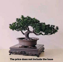 將圖片載入圖庫檢視器 VICKY YAO-Artificial Bonsai Tree Realistic Tall. Ceramic Pot Fake Plants Zen Faux Home Office Desk Shelf Living room Japanese W35 x H20cm