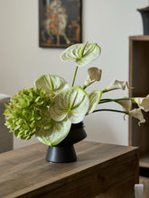 將圖片載入圖庫檢視器 VICKY YAO Faux Floral – Natural Touch Modern Artificial Arrangement with Anthurium, Calla Lily &amp; Hydrangea | Elegant Green Decor for Home &amp; Office
