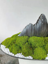 Load image into Gallery viewer, VICKY YAO Design Aesthetic - Exclusive Design Handmade Preserved Moss Feng Shui Realistic Bonsai Art