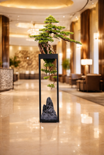 Laden Sie das Bild in den Galerie-Viewer, VICKY YAO Design - Luxury Hotel Bonsai Installations Realistic Artificial Bonsai Art L92 x W30 x H159 cm
