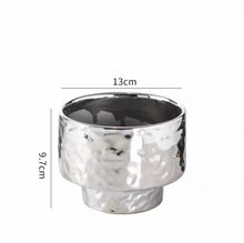 Laden Sie das Bild in den Galerie-Viewer, VICKY YAO Faux Floral - Artificial Phalaenopsis Orchid Arrangement In Silver Pot