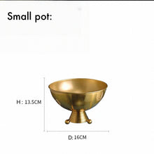 画像をギャラリービューアに読み込む, VICKY YAO Design - Faux White Orchid in Gold Vase Modern Home Decor Arrangement Tall Size H65cm