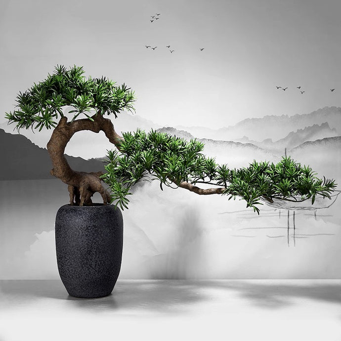 VICKY YAO Bonsai Art - Bespoke Handcrafte Large Bonsai Realistic Bonsai Artistic Decor W100 x H80cm