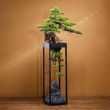 Laden Sie das Bild in den Galerie-Viewer, VICKY YAO Design - Luxury Hotel Bonsai Installations Realistic Artificial Bonsai Art L92 x W30 x H159 cm