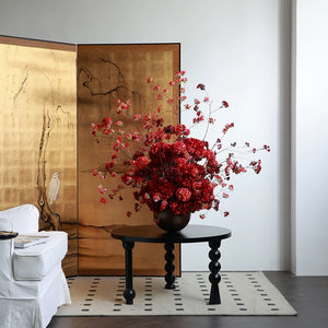 VICKY YAO Fine Art - High-end hotels display handmade faux floral artworks