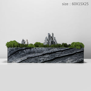 Vicky Yao Preserved Moss - Exclusive Design Handmade Preserved Moss Marble Arrangement