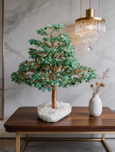 画像をギャラリービューアに読み込む, VICKY YAO - Handmade Natural Crystal Feng Shui Bonsai Tree, Aventurine, Rose Quartz, Clear Quartz &amp; Aquamarine, Crystal Tree Gift