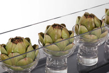 Load image into Gallery viewer, VICKY YAO- Luxury Faux Artichoke Centerpiece | Modern Glass Display Decor | High-End Hotel Lobby Table Styling | Designer Home Accent