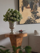Load image into Gallery viewer, VICKY YAO - Vintage Roman Style Alabaster Look Vase 47cm Classical Stone Sculpture Planter | Antique Greek Relief Urn for Floral Arrangement