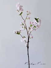 Load image into Gallery viewer, VICKY YAO-Set of includes 4 ultra-realistic faux cherry blossom stems home decor floral arrangements.Decorative branches without vase