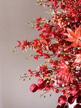 画像をギャラリービューアに読み込む, VICKY YAO Faux Floral - Luxury Exclusive Design Handmade Mansion IFIRE Red Faux Floral Art