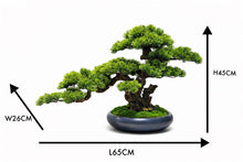 Load image into Gallery viewer, VICKY YAO Design Aesthetic - Exclusive Design Handmade Artificial Bonsai Art L65 x W26 x H45cm