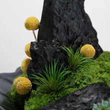Load image into Gallery viewer, VICKY YAO -Preserved Moss Rock Garden | Zen Stone Landscape Arrangement | Maintenance-Free Japanese Style Decor | Modern Minimalist Home Art L33xH28cm