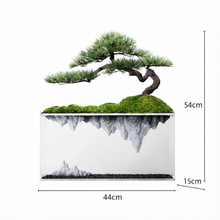 Load image into Gallery viewer, VICKY YAO Bonsai Art - Acrylic Floating Landscape Realistic Bonsai Art Sculpture