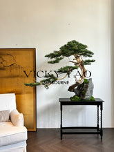 將圖片載入圖庫檢視器 VICKY YAO - Exclusive One-of-a-Kind Realistic Bonsai with Limited Edition Artistic Stone 130x100 H
